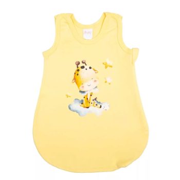   Ujjatlan vékony pamut hálózsák Zsiráfos mintával, Méret - 56-os 1 TOG