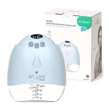 BABYONO Elektromos kéz nélküli mellszívó Megan