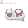 BABYONO 2 az 1-ben zárható tányér, ételtároló, kanállal, lila 