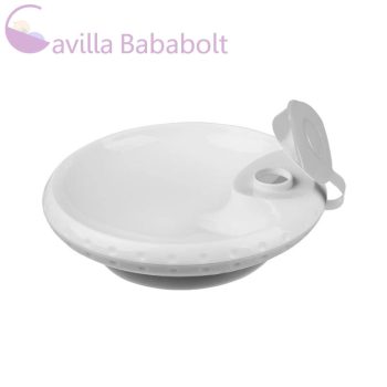   Babyono melegentartó tál csúszásmentes tapadókoronggal, szürke