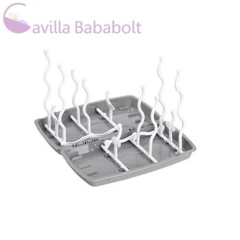 BABYONO Összecsukható cumisüveg szárító szürke