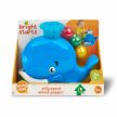 BRIGHT STARTS Játék zenélő, világító bálna Popper 6hó+
