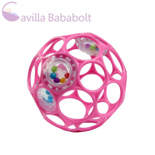 Oball Rattle labdacsörgő játék 10 cm pink