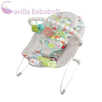   BRIGHT STARTS Rezgő pihenőszék dallamokkal Happy Safari 0 hó+ 