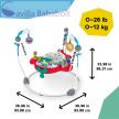 BABY EINSTEIN Ugráló/aktívcentrum 2in1 Ocean Explorers Airplane Adventure™ 6hó+ 12 kg-ig