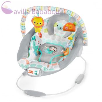   Bright Starts Rezgő pihenőszék dallamokkal Whimsical Wild , újszülött kortól