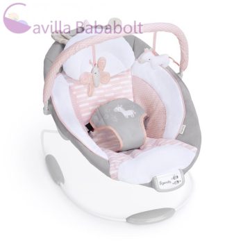   INGENUITY Rezgő pihenőszék dallamokkal Flora the Unicorn™ 0hó+