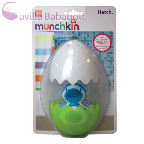 Munchkin fürdőjáték - Hatch Kiskacsa tojásban - szín: kék-zöld