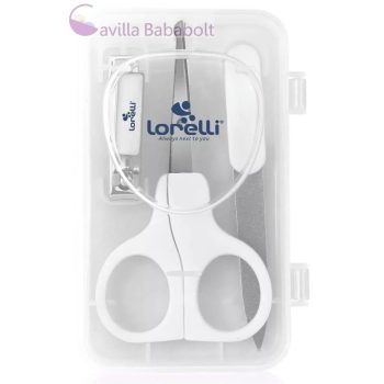 Baby Care manikűr szett tartóban - fehér