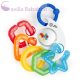 BABY EINSTEIN Rágóka csörgővel C karikán, Rattle & Soothe™ 0hó+