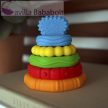 BABY EINSTEIN Rágóka építőjáték 2in1 Stack & Teethe™ 0hó+