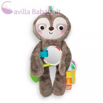   BRIGHT STARTS Plüss felfüggeszthető játék Slingin’ Sloth Travel Buddy 3hó+