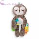 BRIGHT STARTS Plüss felfüggeszthető játék Slingin’ Sloth Travel Buddy 3hó+