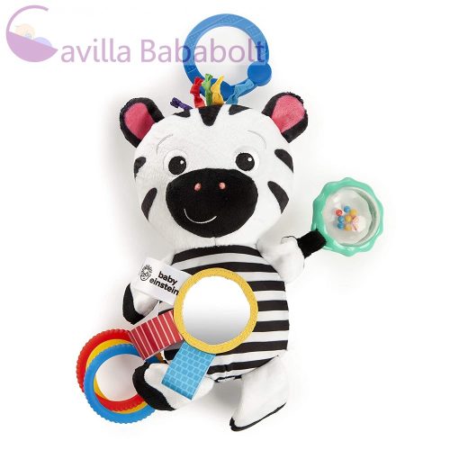 BABY EINSTEIN Aktív játék C-karikán ZEN zebra 0hó+