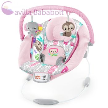   BRIGHT STARTS Rezgő pihenőszék dallamokkal Rosy Vines™ 0hó+