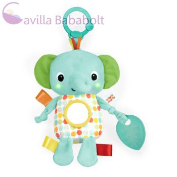   BRIGHT STARTS Játék dallamokkal C-karikán elefánt Huggin' Lights ™0hó+