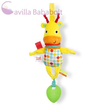   BRIGHT STARTS Játék dallamokkal C-karikán Pull, Play & Boogie™ zsiráf 0hó+