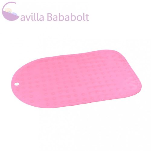 BABYONO Csúszásmentes fürdőkádszőnyeg rózsaszín, 70x35 cm