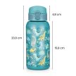 PETITE&MARS Rozsdamentes termo kulacs ivócsőrrel 500 ml Dino Park 36hó+