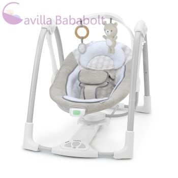   INGENUITY Átalakítható rezgő hinta adapterrel és dallamokkal Wynn™ 2in1, 0hó+