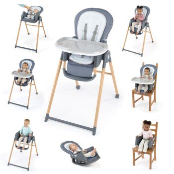   INGENUITY Etetőszék Deluxe 7in1 Proper Positioner™ Chambray 0hó+ 23 kg-ig