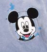 Kapucnis wellsoft baba overál Mickey egér mintával, kék, Méret-80-as