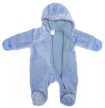 Kapucnis wellsoft baba overál Mickey egér mintával, kék, Méret-86-os