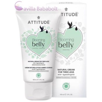   ATTITUDE Természetes krém a fáradt lábakra Virágzó has nem csak terhes nőknek mentával 150 ml