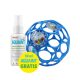 OBALL RATTLE játék 10 cm 0hó+ kék + AJÁNDÉK Aquaint TERMÉSZETES tisztító folyadék  50ml