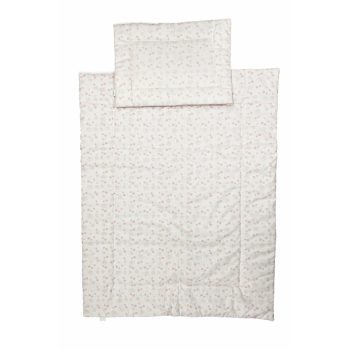   Bébi ágynemű garnitúra, 2 részes pamut - párna (30x40cm) és paplan (70x90cm)