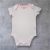 Fehér pamut rövidujjú body, Méret 12-18 hó (80-86-os)