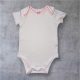 Fehér pamut rövidujjú body, Méret 12-18 hó (80-86-os)