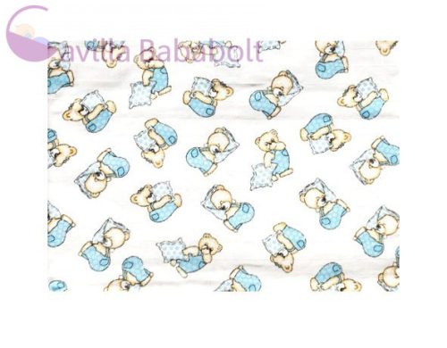 Baby Bruin tetra fürdőlepedő kifogó -mintás- 100%pamut 90x140 1 db Maci párnával 
