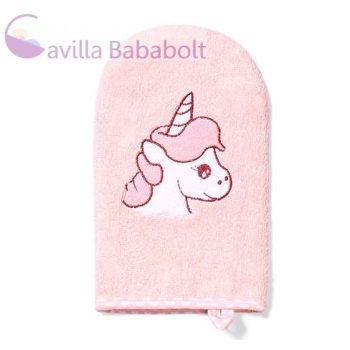 BABYONO Fürdetőkesztyű Bamboo rózsaszín