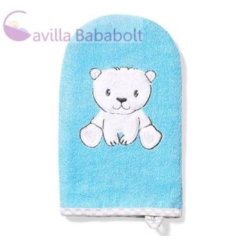 BABYONO Fürdetőkesztyű Bamboo kék