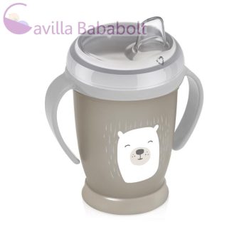 LOVI Csepegésmentes bögre Buddy Bear 250 ml, 6m +