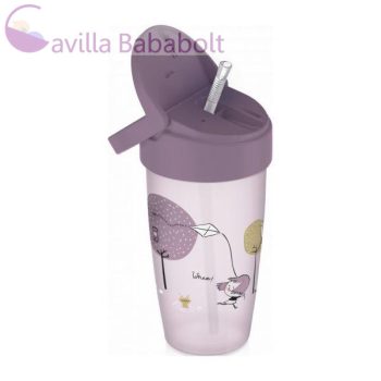 LOVI szívószálas bögrém Lovely Active 350 ml-es lány