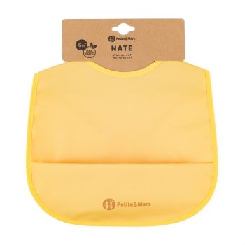 PETITE&MARS Előke PU Nate Intense Ochre 6hó+