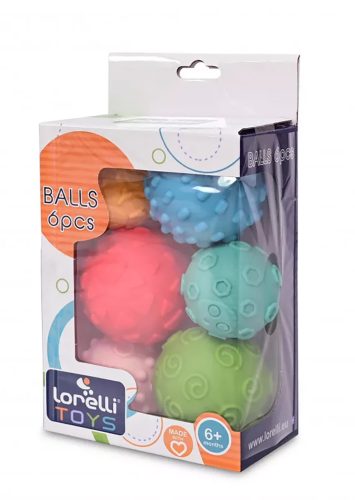 Lorelli Toys készségfejlesztő játék - labdák 6db