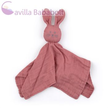   PETITE&MARS Bambusz muszlin szundikendő Hugo Dusty Rose 0hó+