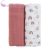PETITE&MARS Bambusz muszlin 2db-os pelenka szett Misty Rose Rainbow, 120 x 120 cm