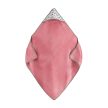 PETITE&MARS Bambusz törölköző kapucnival Loulou Pink Meadow 100 x 100 cm
