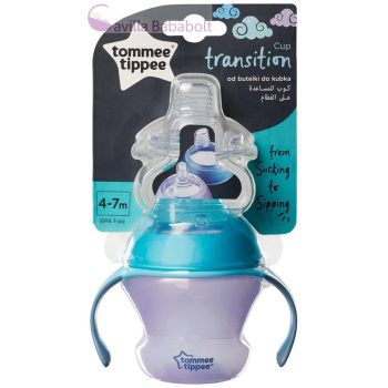   Tommee Tippee Tanulópohár 4 HÓ, közepes folyású etetőcumival (1 db)