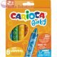 Carioca extra puha bébi zsírkréta szett 8 db os lemosható 