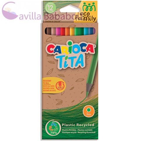 Carioca Tita Eco Family színes ceruza 12db-os szett