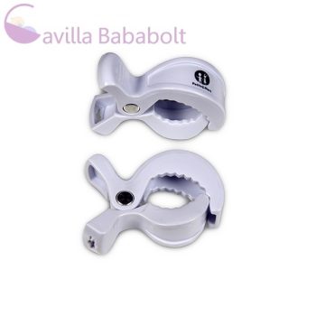 Petite & Mars Csipesz babakocsira, 2 db, fehér