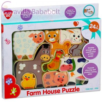 Playgo Állatfarm formapuzzle