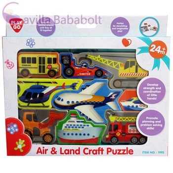Playgo Járművek formapuzzle