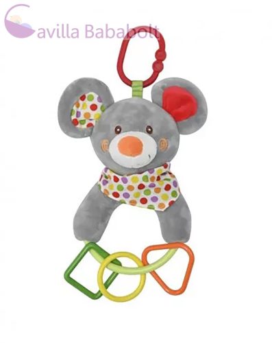 Lorelli Toys csörgő - Egér - 28 cm