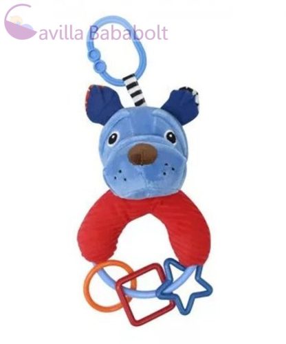 Lorelli Toys csörgő - Kék Kutya - 28 cm